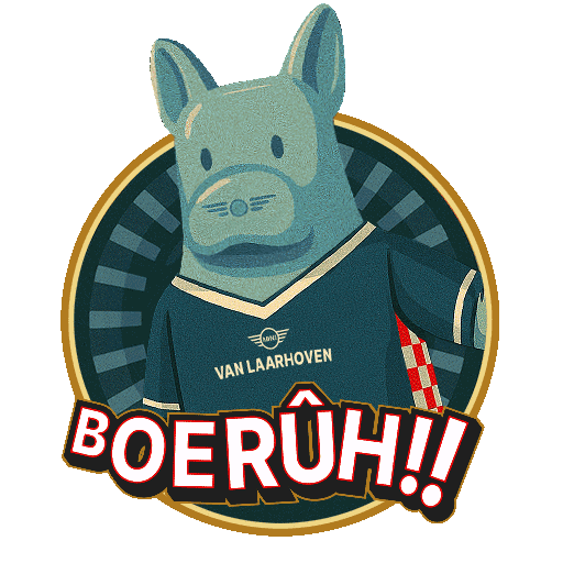 MINI van Laarhoven PSV Fandag sticker: boeren!