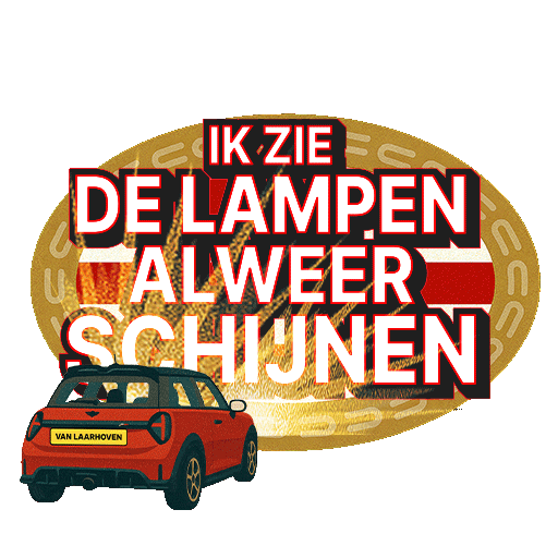 MINI van Laarhoven PSV Fandag sticker: boeren!