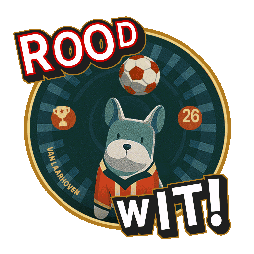 MINI van Laarhoven PSV Fandag sticker: goal!